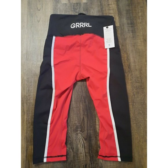 Grrrl Clothing Leggings weili/Victoria red black 26 x 15.5 - Picture 6 of 7